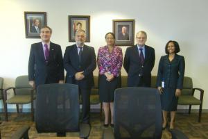 Audiencia con la Vice Canciller de Trinidad y Tobago, Frances Seignoret