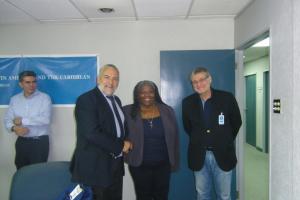 Saludo a la Directora de la CEPAL en T&T