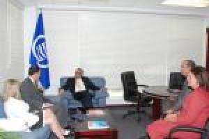 Reunión de Trabajo en la AEC con el Secretario General, Múnera