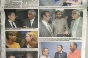 Cobertura del Trinidad Guardian s/ inauguración sede Academia Diplomática